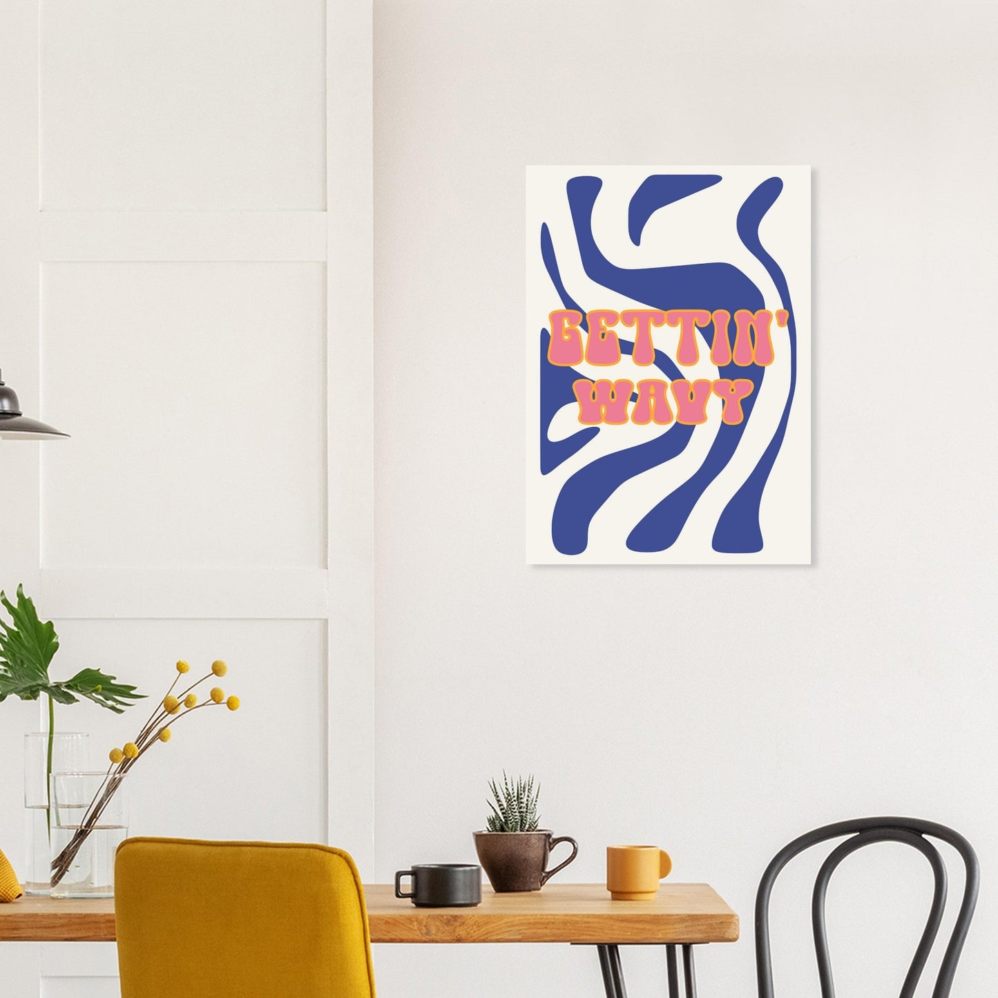Groovy 'Gettin' Wavy' - Premium Matte Paper Poster