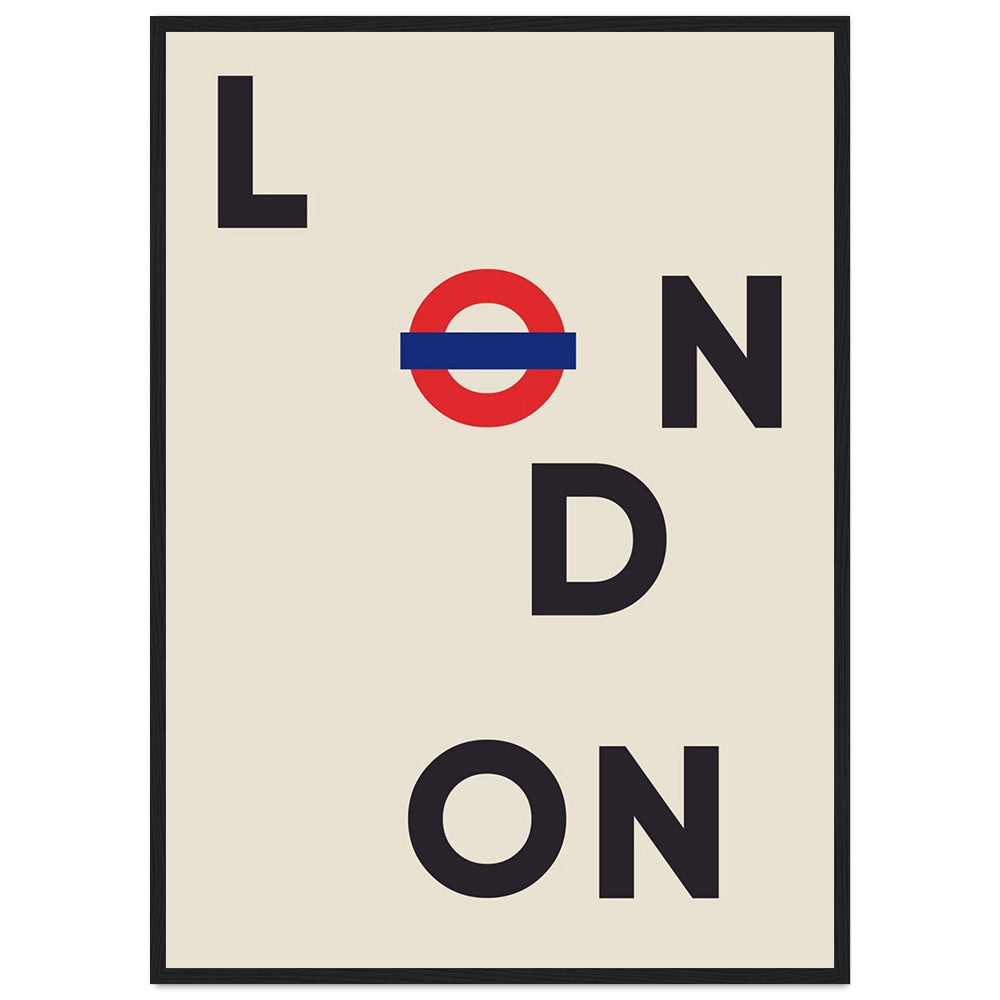 Cities/ Places 'London Triptych' - Premium Matte Paper Poster Framed Trio