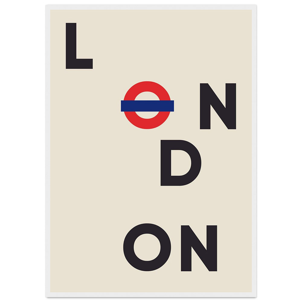 Cities/ Places 'London Triptych' - Premium Matte Paper Poster Framed Trio